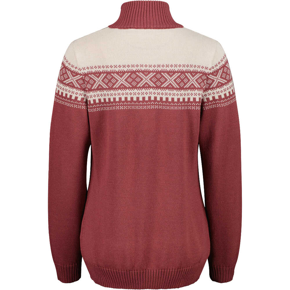 Cmp jersey esquí mujer WOMAN SWEAT KNITTED vista trasera