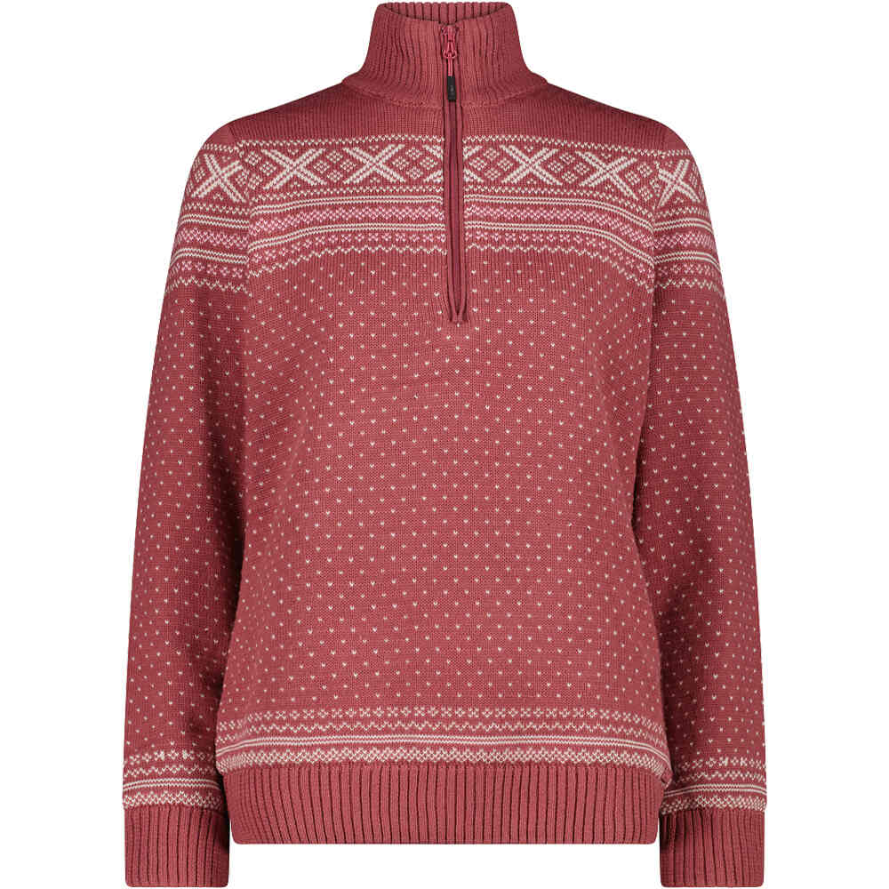 Cmp jersey esquí mujer WOMAN SWEAT KNITTED WP vista frontal