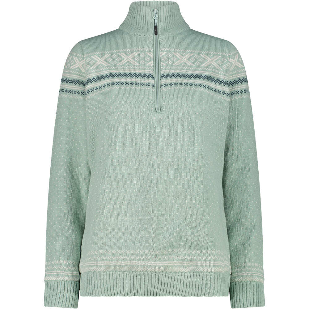 Cmp jersey esquí mujer WOMAN SWEAT KNITTED WP vista frontal