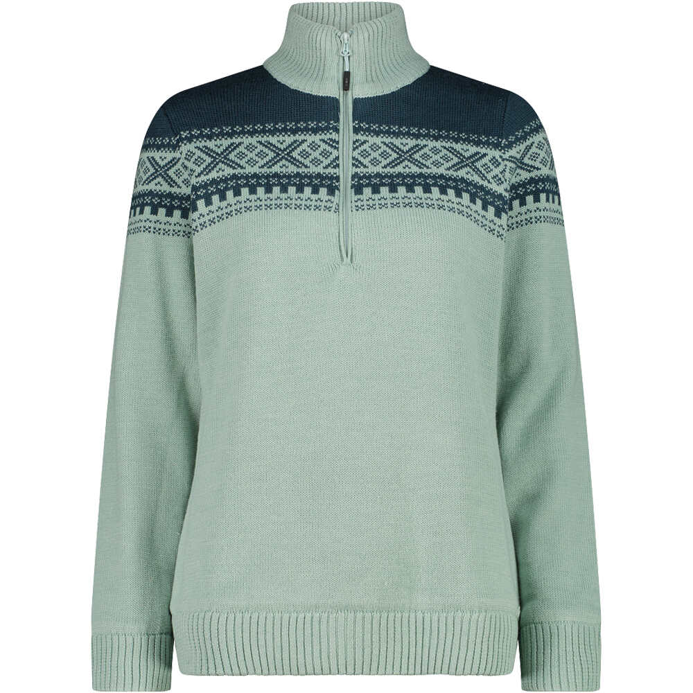 Cmp jersey esquí mujer WOMAN SWEAT KNITTED WP vista frontal