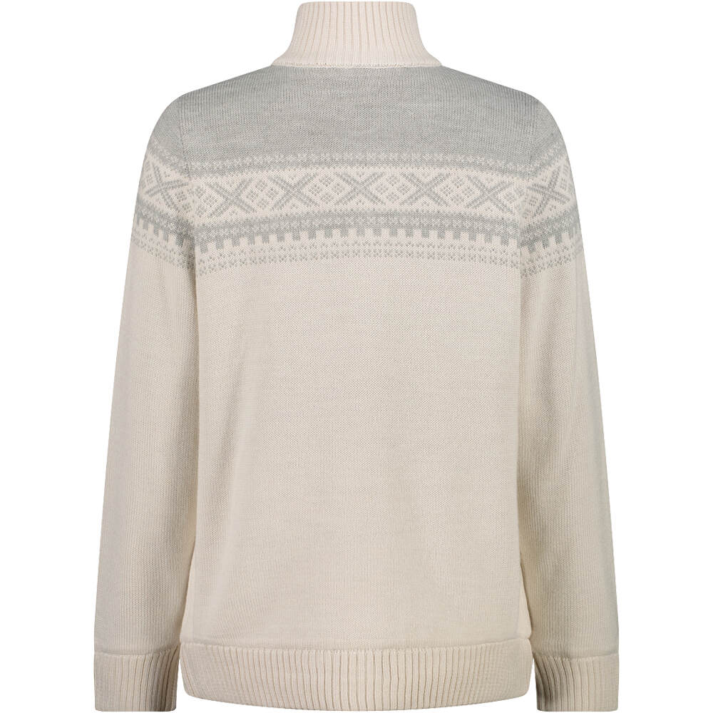 Cmp jersey esquí mujer WOMAN SWEAT KNITTED WP vista trasera