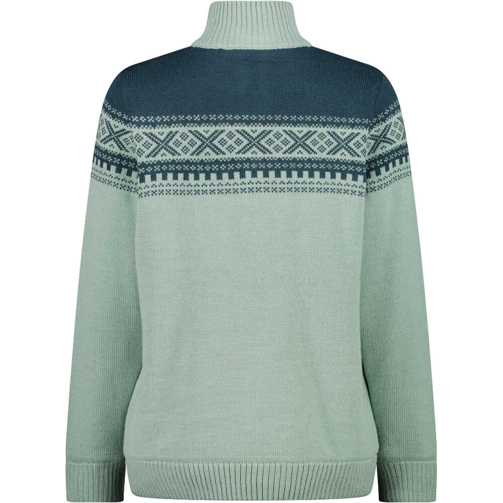Cmp jersey esquí mujer WOMAN SWEAT KNITTED WP vista trasera