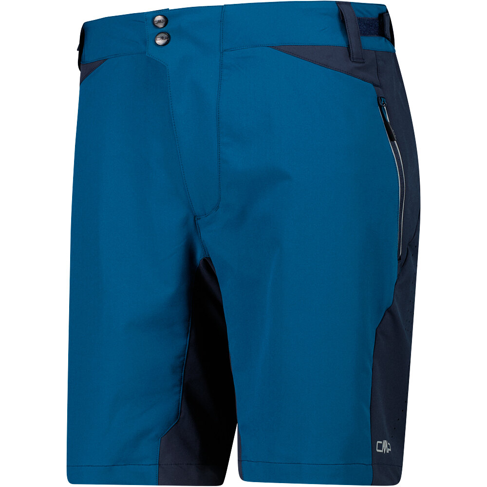 Cmp pantalón corto ciclismo hombre MAN FREE BIKE BERMUDA WITH INNER MESH UNDERWEAR vista detalle