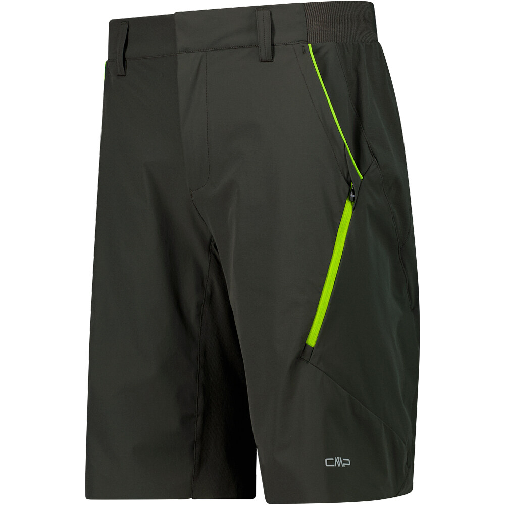 Cmp pantalón corto ciclismo hombre MAN FREE BIKE BERMUDA WITH INNER MESH UNDERWEAR vista detalle