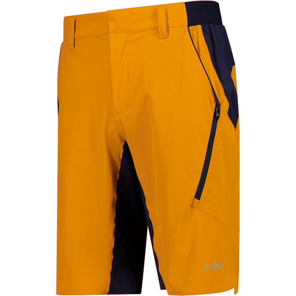 Cmp pantalón corto ciclismo hombre MAN FREE BIKE BERMUDA WITH INNER MESH UNDERWEAR vista detalle