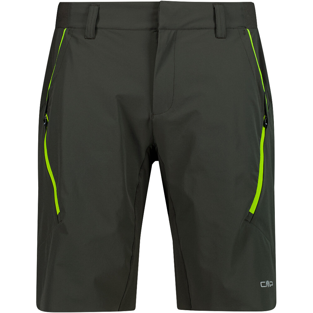 Cmp pantalón corto ciclismo hombre MAN FREE BIKE BERMUDA WITH INNER MESH UNDERWEAR vista frontal