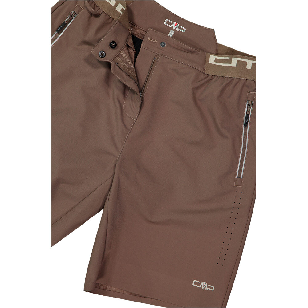 Cmp pantalón corto ciclismo mujer WOMAN FREE BIKE BERMUDA WITH INNER MESH UNDERWEAR 06