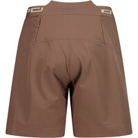 Cmp pantalón corto ciclismo mujer WOMAN FREE BIKE BERMUDA WITH INNER MESH UNDERWEAR vista trasera