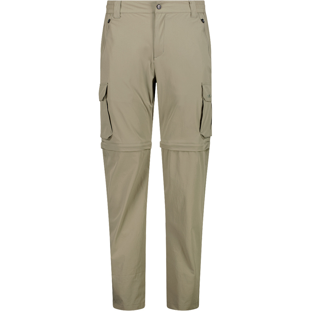 Cmp pantalón montaña hombre MAN ZIP OFF PANT vista frontal