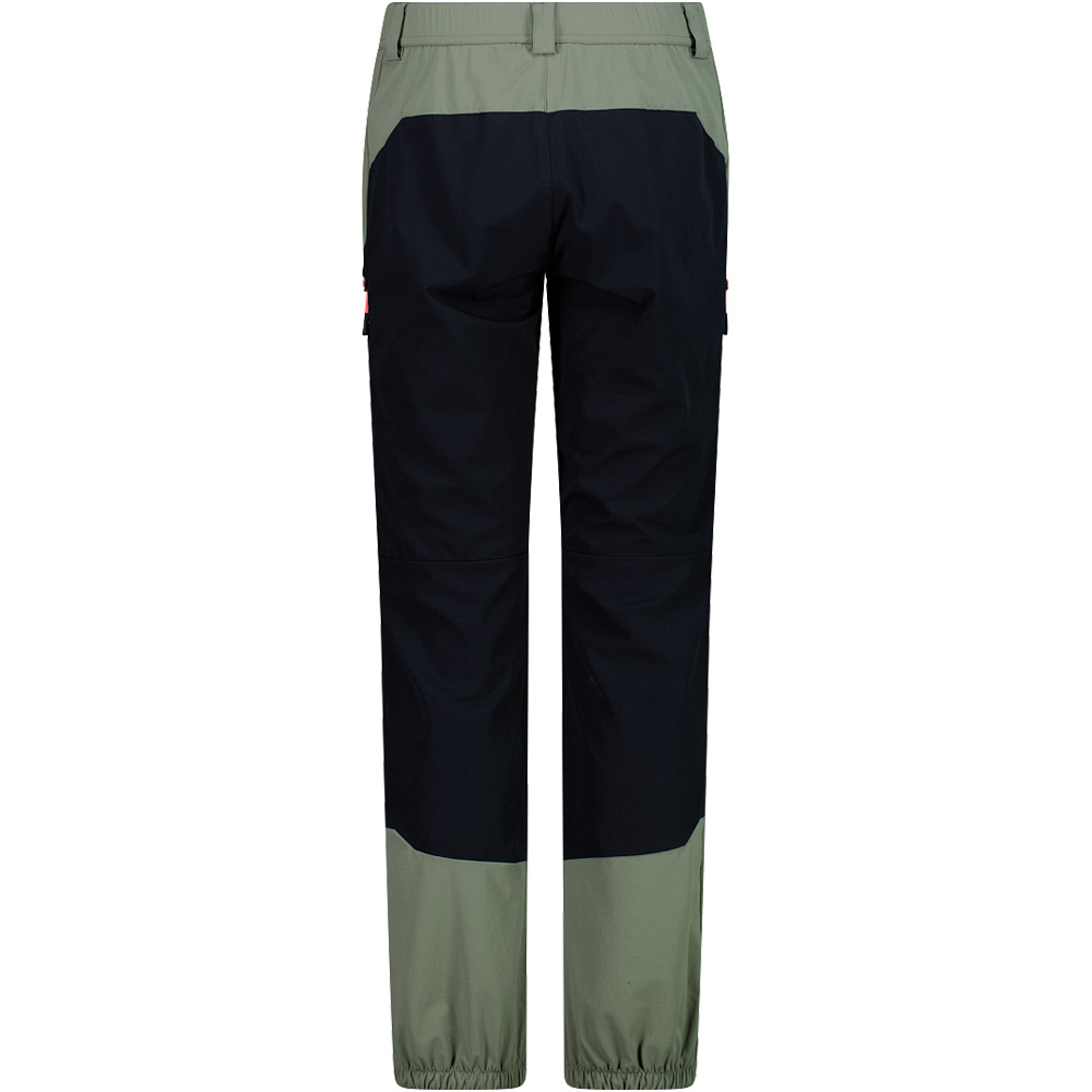 Cmp pantalón montaña mujer WOMAN LONG PANT vista trasera