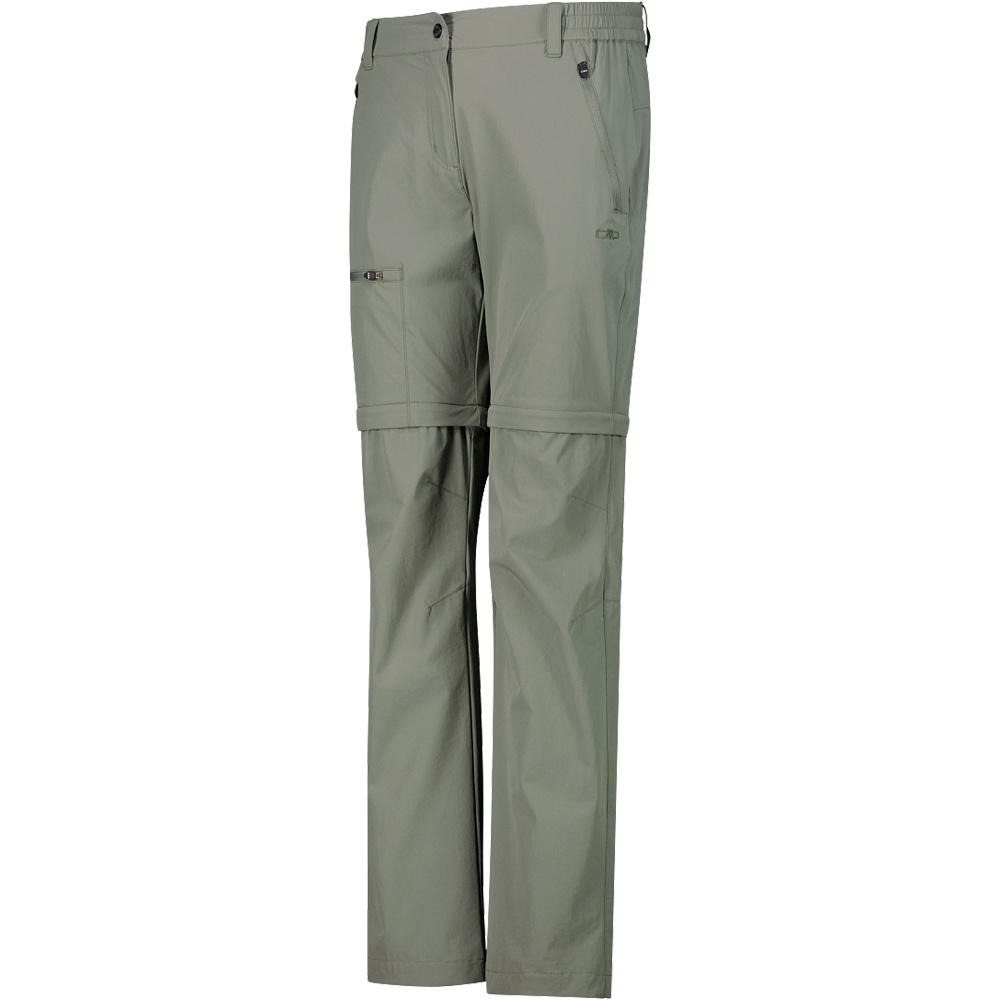 Cmp pantalón montaña mujer WOMAN ZIP OFF PANT vista detalle