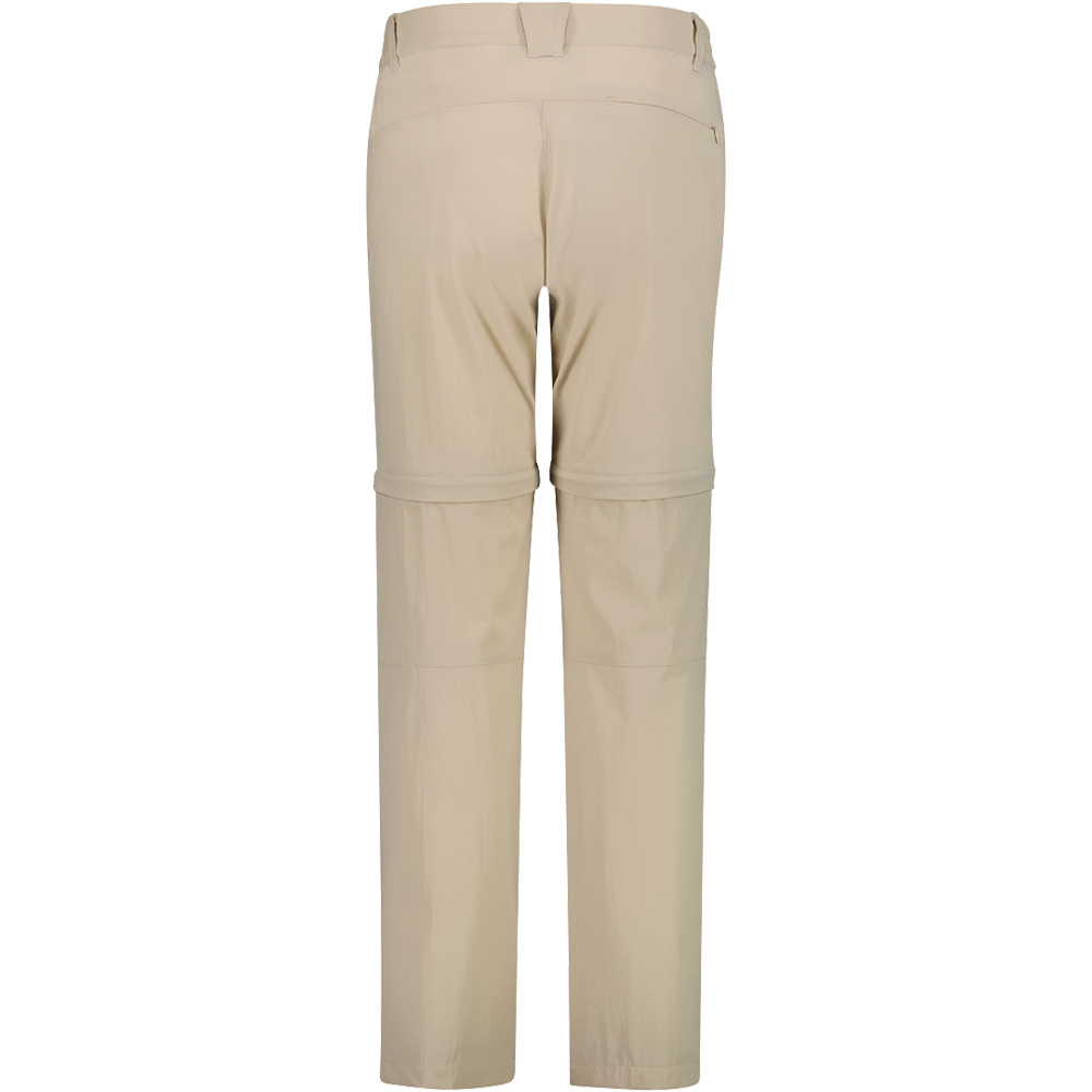 Cmp pantalón montaña mujer WOMAN ZIP OFF PANT vista trasera