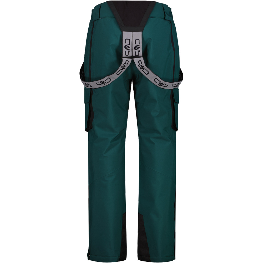 Cmp pantalones esquí hombre MAN SALOPETTE CARGO vista trasera