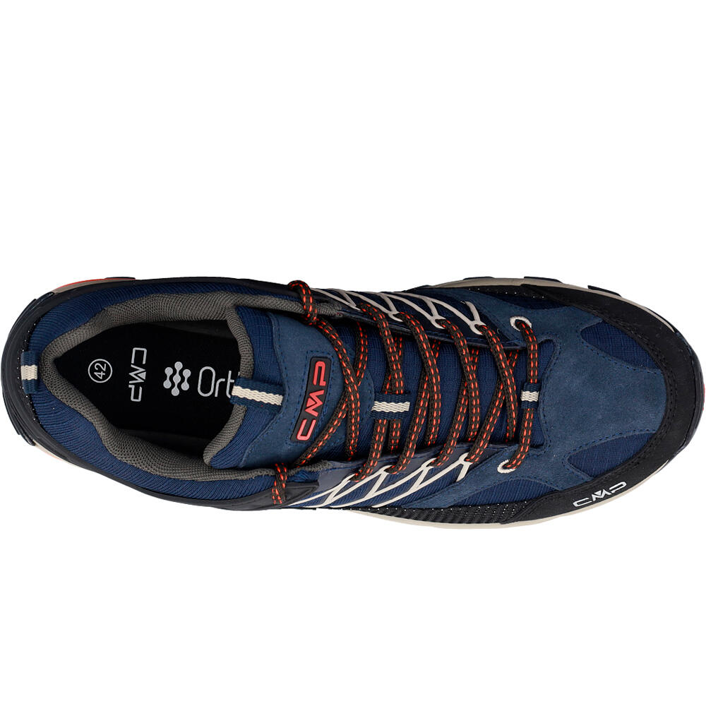 Cmp zapatilla trekking hombre RIGEL LOW TREKKING SHOES WP vista trasera