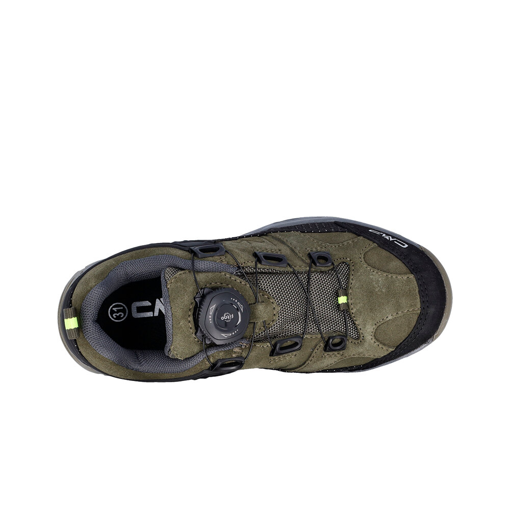 Cmp zapatilla trekking niño KIDS KIRUNA FITGO TREKKING SHOES LOW WP vista trasera