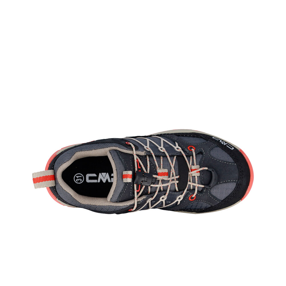 Cmp zapatilla trekking niño KIDS RIGEL LOW WP TREKKING SHOES vista trasera