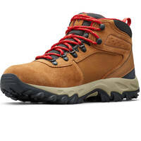 Columbia bota trekking hombre NEWTON RIDGE PLUS II SUEDE WP vista trasera