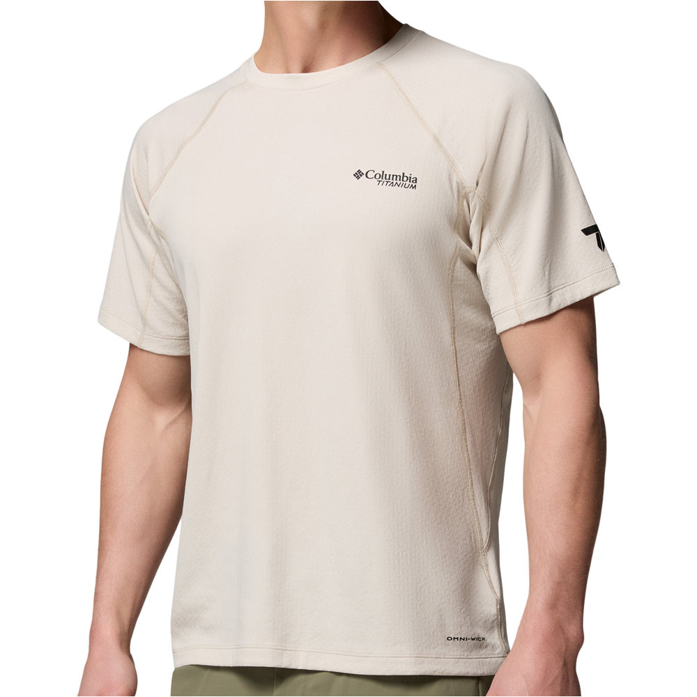 Columbia camisa montaña manga corta hombre DriVenture Short Sleeve vista detalle