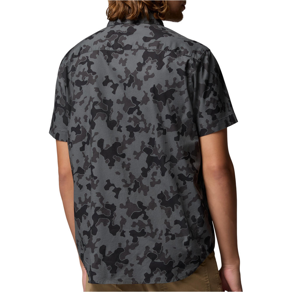 Columbia camisa montaña manga corta hombre Rapid Rivers Printed Short Sleeve Shirt vista trasera