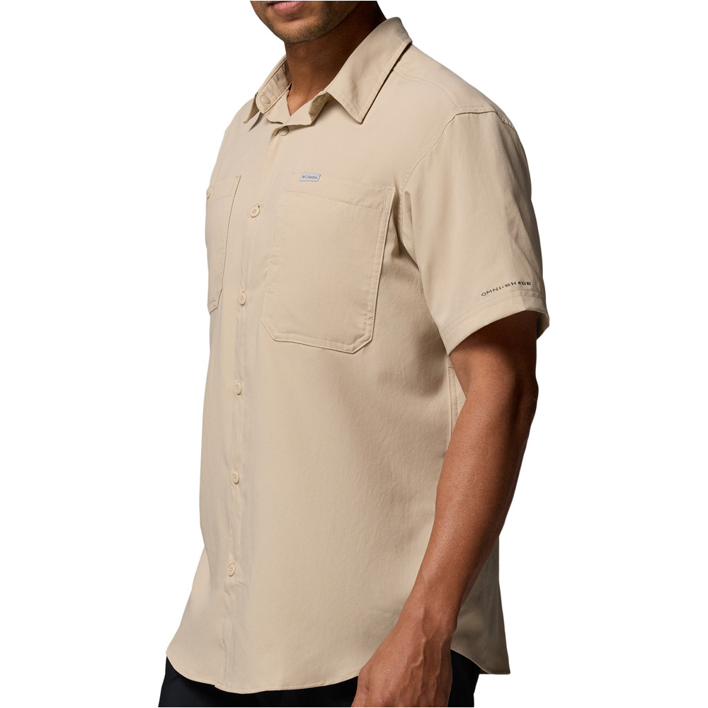 Columbia camisa montaña manga corta hombre Silver Ridge Utility II SS vista detalle