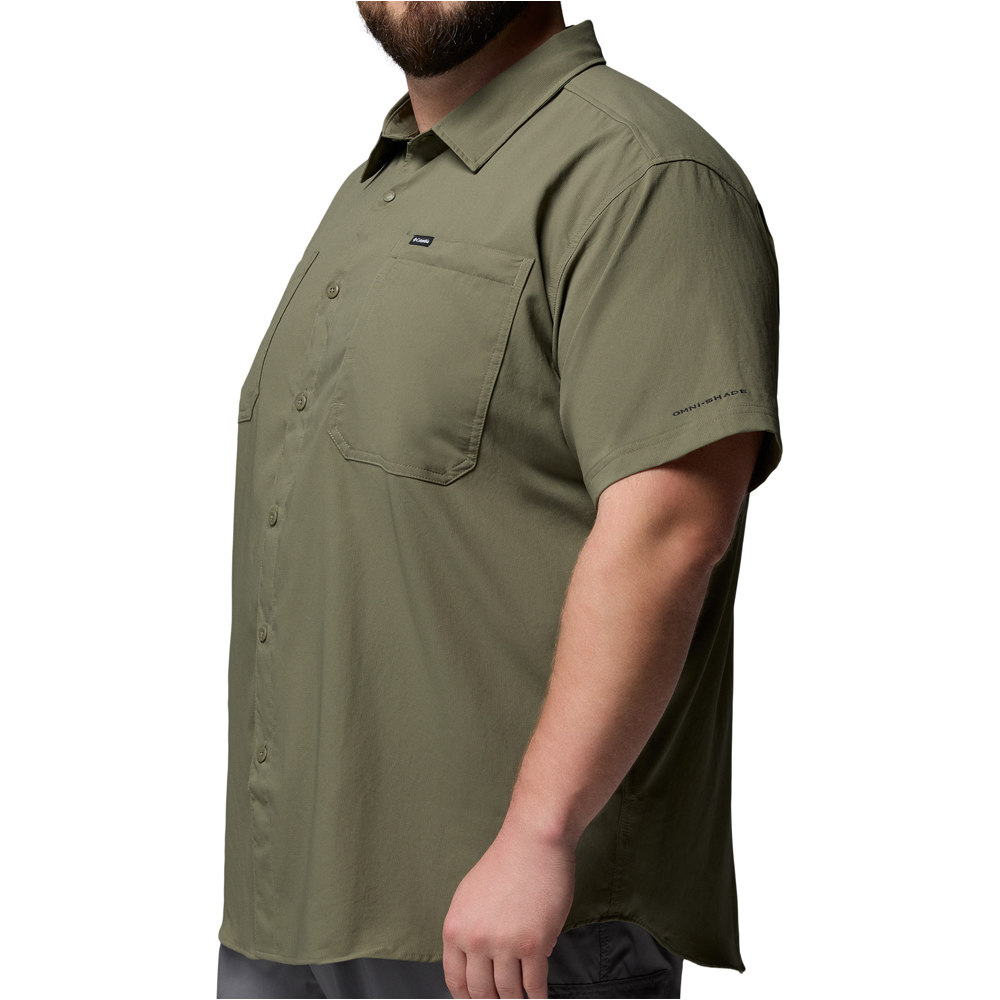 Columbia camisa montaña manga corta hombre Silver Ridge Utility II SS vista detalle