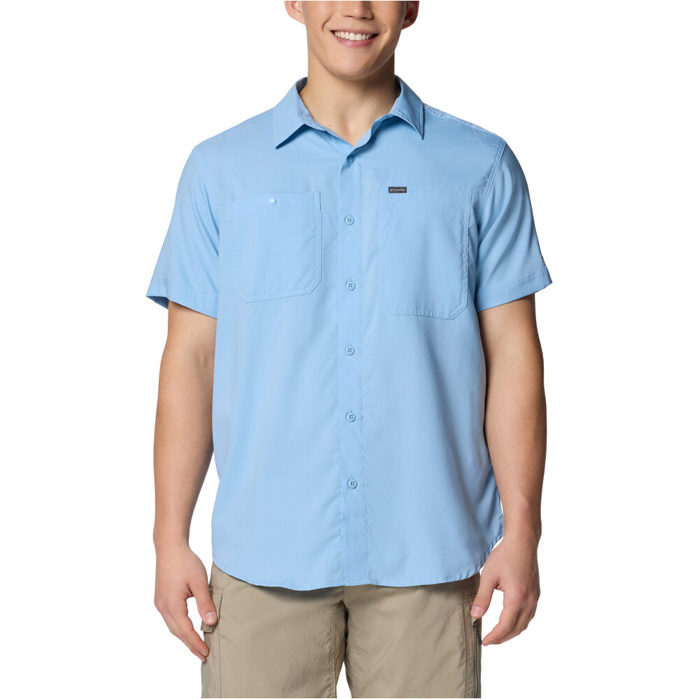 Columbia camisa montaña manga corta hombre Silver Ridge Utility Lite Short Sleeve vista frontal