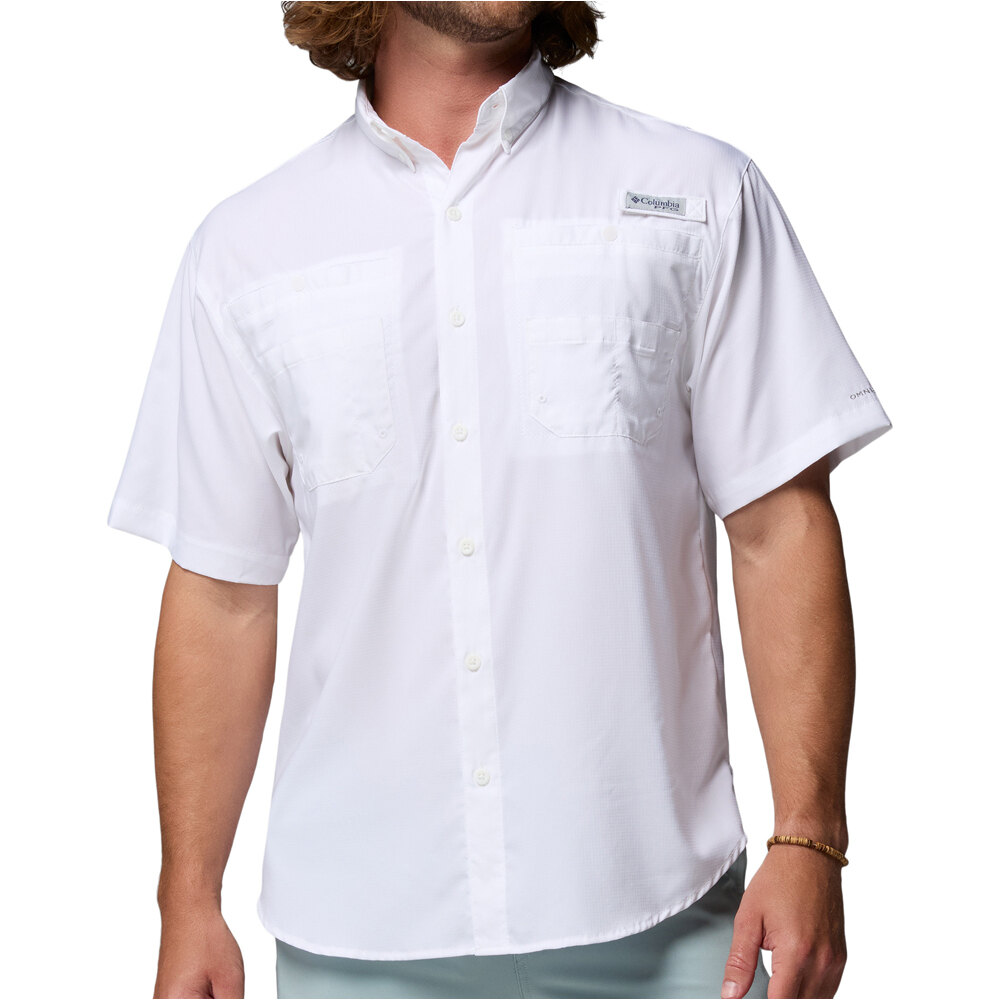 Columbia camisa montaña manga corta hombre Tamiami II SS Shirt vista frontal
