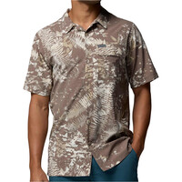 Columbia camisa montaña manga corta hombre Tech Trail Utility Printed Woven SS vista frontal