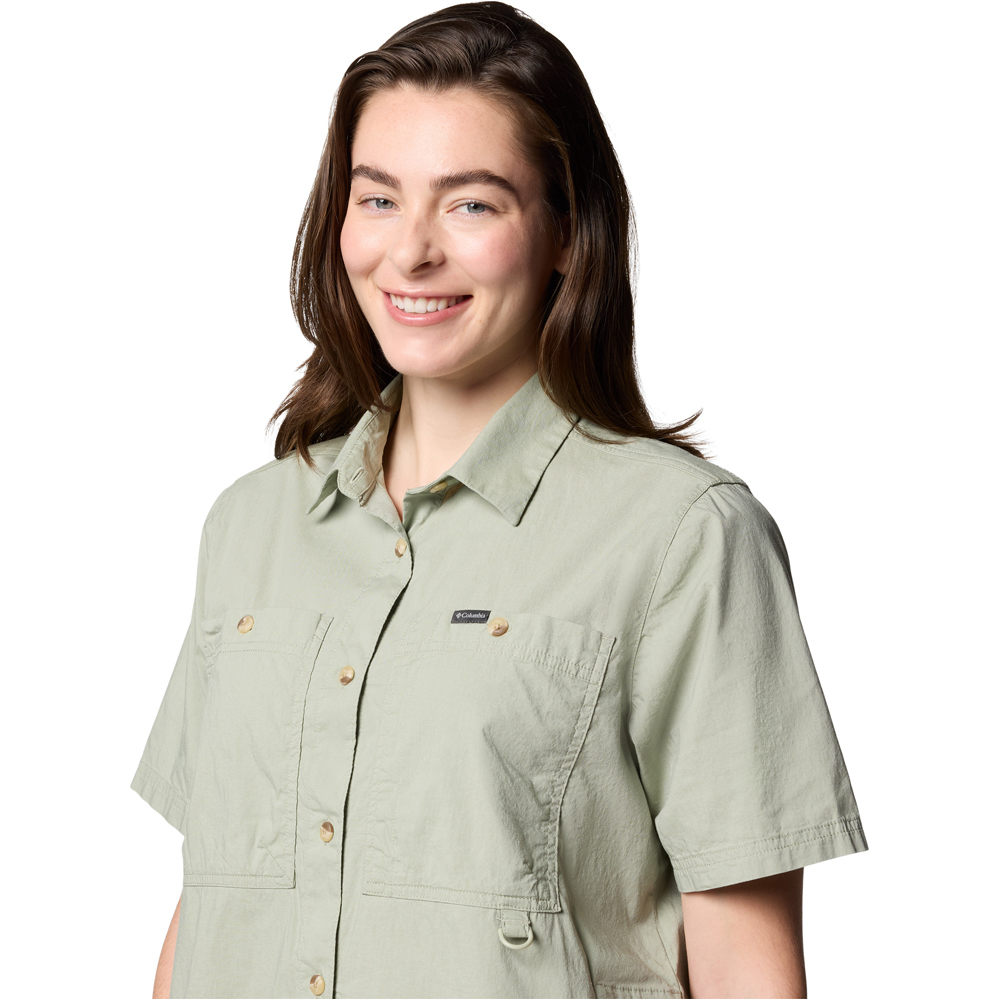 Columbia camisa montaña manga corta mujer Brea Falls Woven SS 03