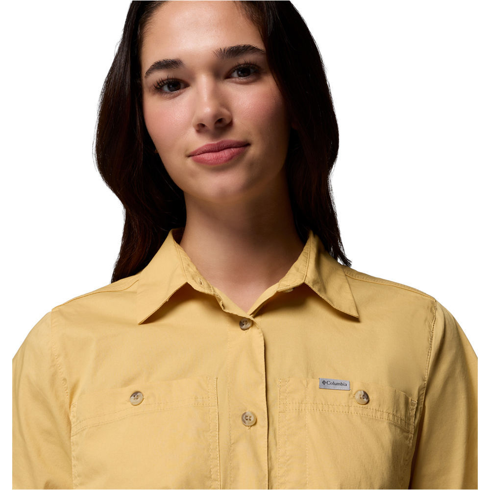 Columbia camisa montaña manga corta mujer Brea Falls Woven SS 03