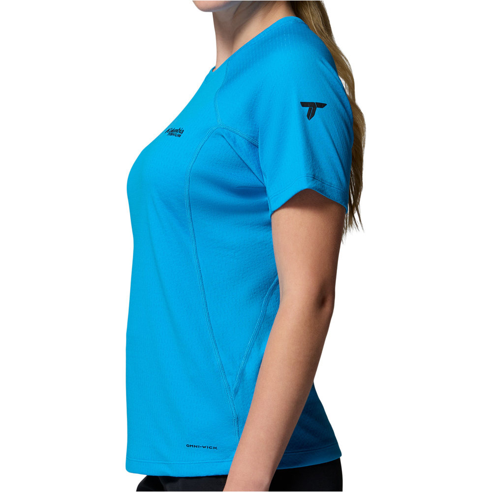 Columbia camisa montaña manga corta mujer DriVenture Short Sleeve vista detalle