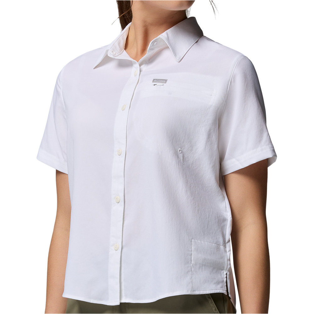 Columbia camisa montaña manga corta mujer Silver Ridge Utility II SS Shirt vista detalle