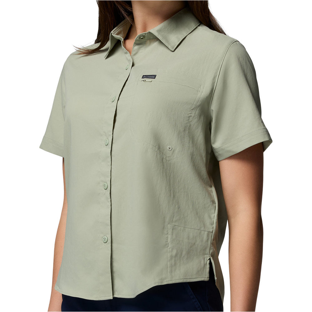 Columbia camisa montaña manga corta mujer Silver Ridge Utility II SS Shirt vista detalle