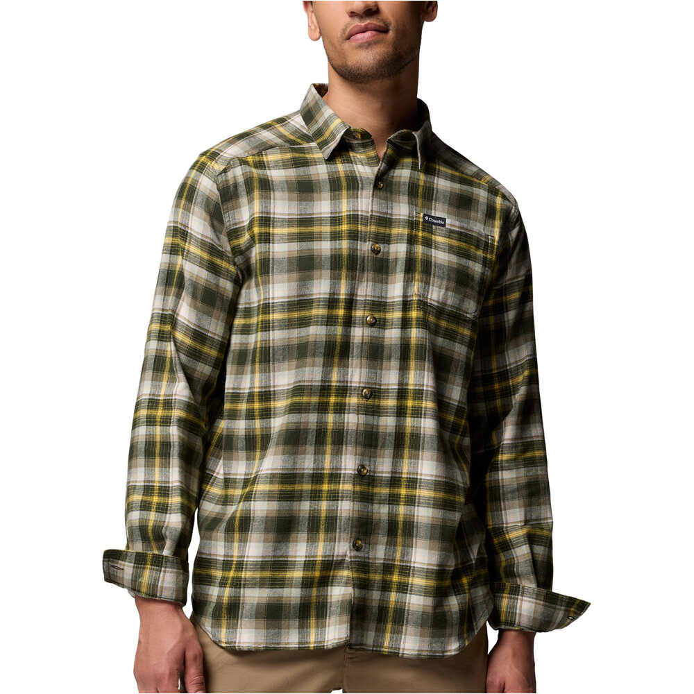 Columbia camisa montaña manga larga hombre Cornell Woods  Flannel Long Sleeve Shirt 03