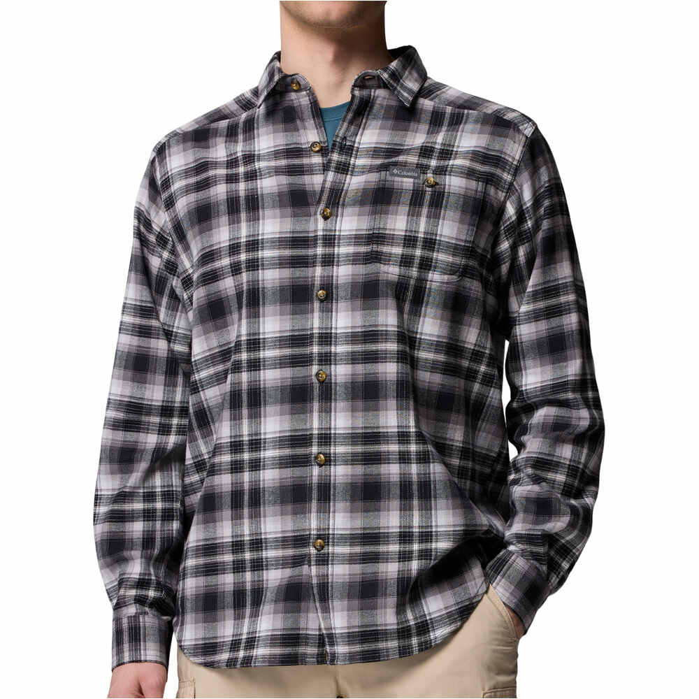 Columbia camisa montaña manga larga hombre Cornell Woods Flannel Long Sleeve Shirt vista frontal