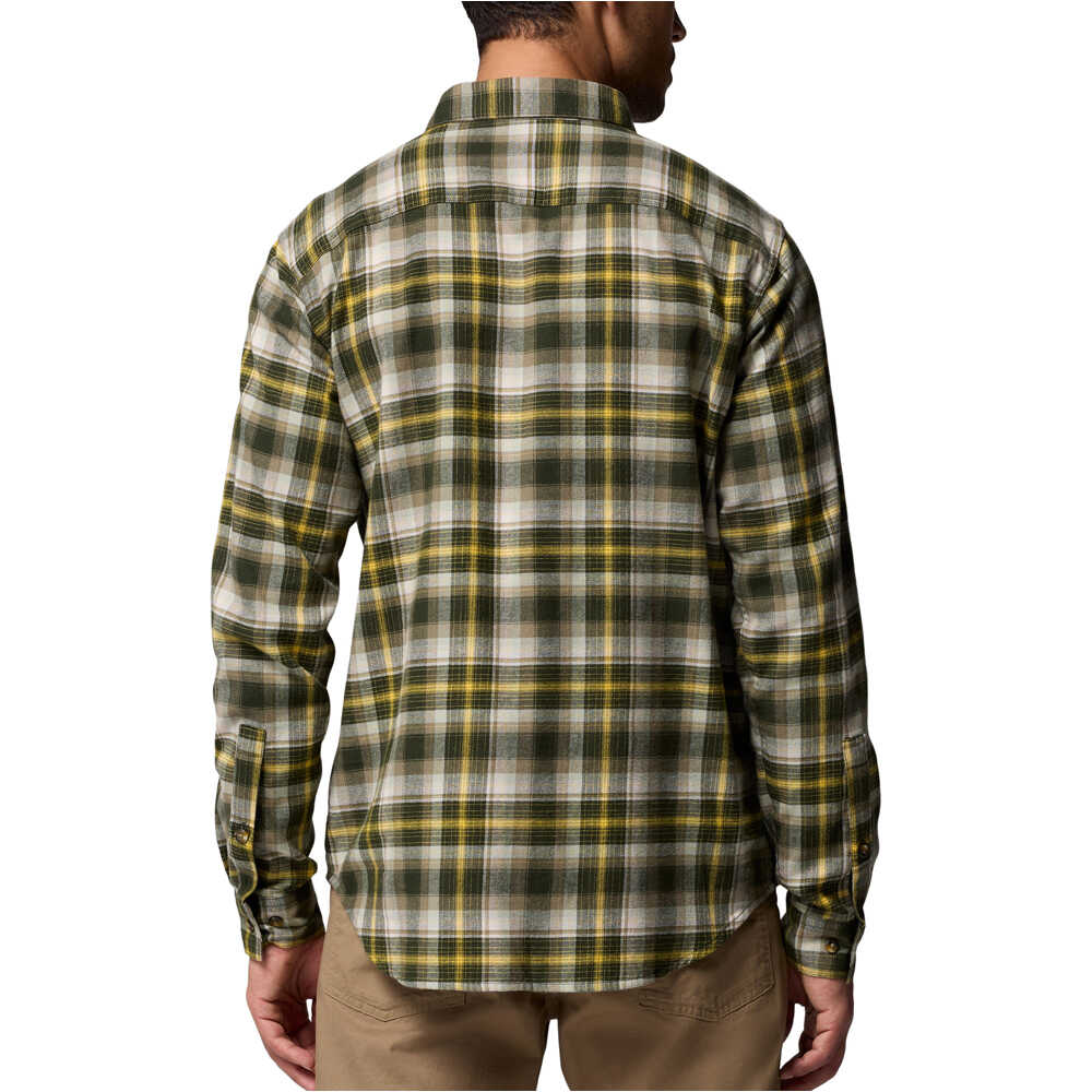 Columbia camisa montaña manga larga hombre Cornell Woods  Flannel Long Sleeve Shirt vista trasera