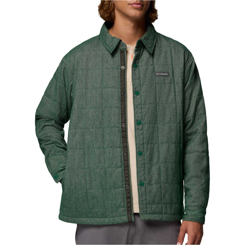 Columbia camisa montaña manga larga hombre Landroamer Quilted Shirt Jacket vista detalle