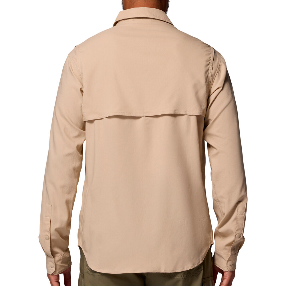 Columbia camisa montaña manga larga hombre Silver Ridge  Utility II LS Shirt vista trasera