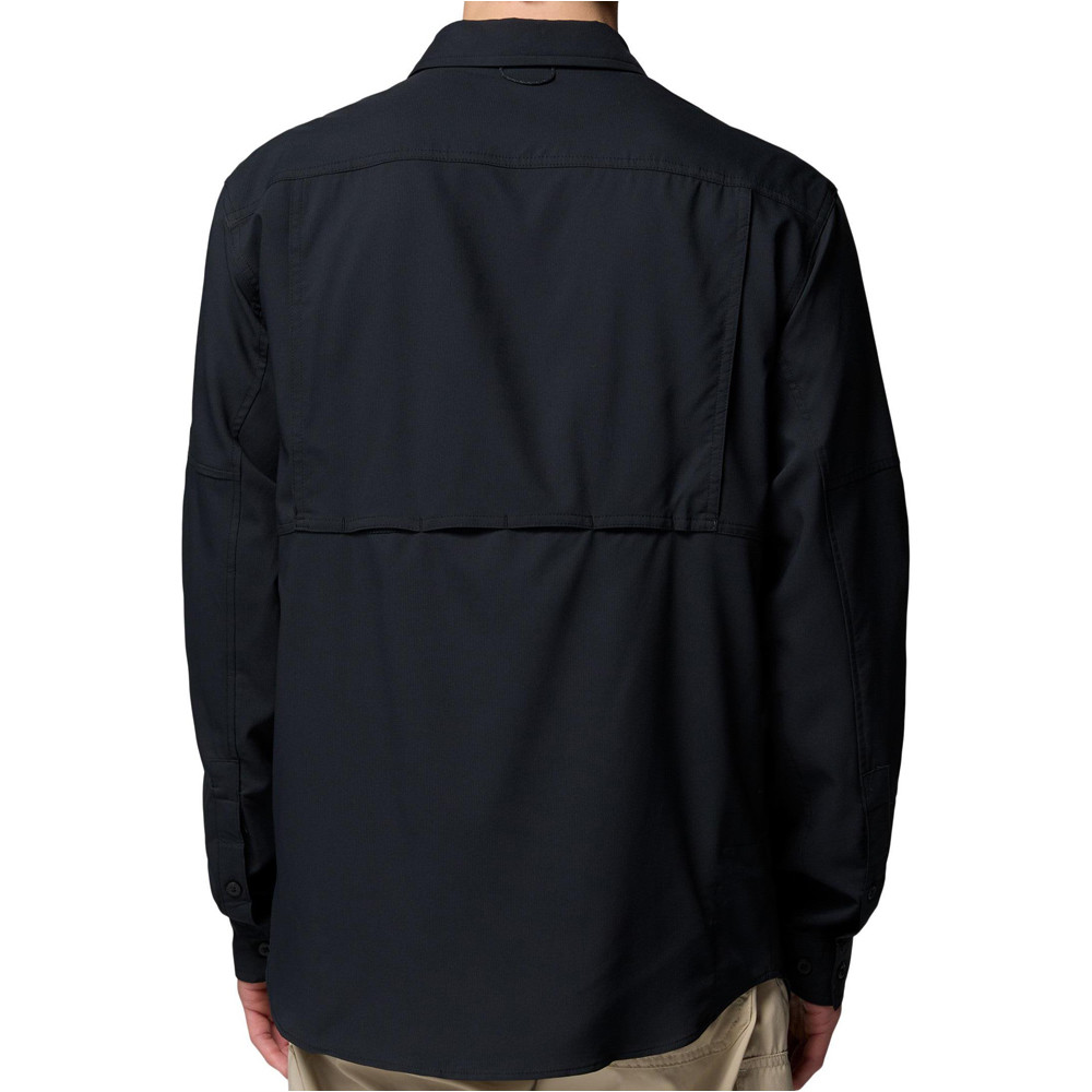 Columbia camisa montaña manga larga hombre Silver Ridge Utility II LS Shirt vista trasera