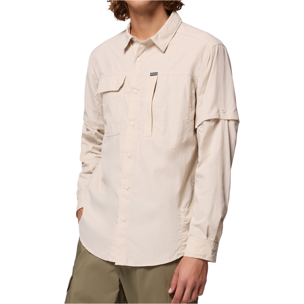 Columbia camisa montaña manga larga hombre Skien Valley Long Sleeve Shirt vista detalle