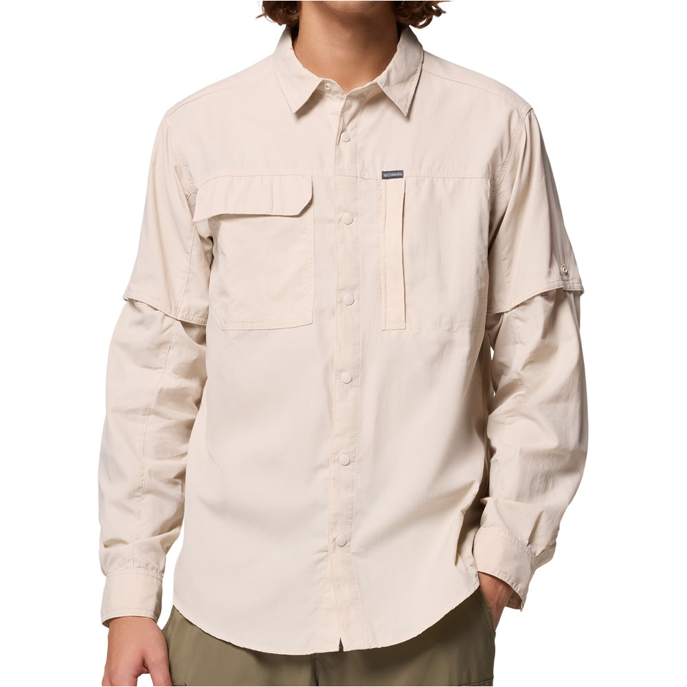 Columbia camisa montaña manga larga hombre Skien Valley Long Sleeve Shirt vista frontal