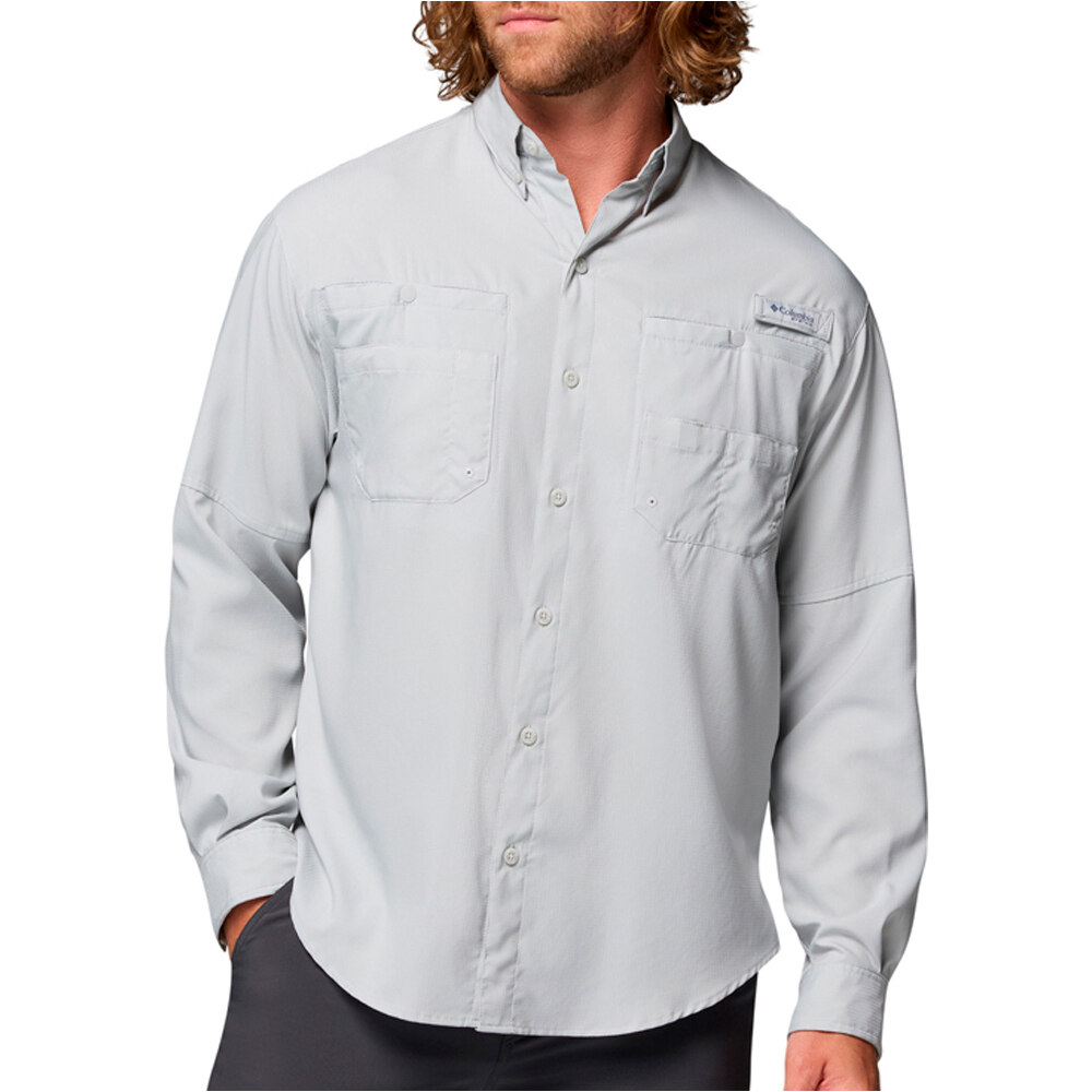 Columbia camisa montaña manga larga hombre Tamiami II LS Shirt vista frontal