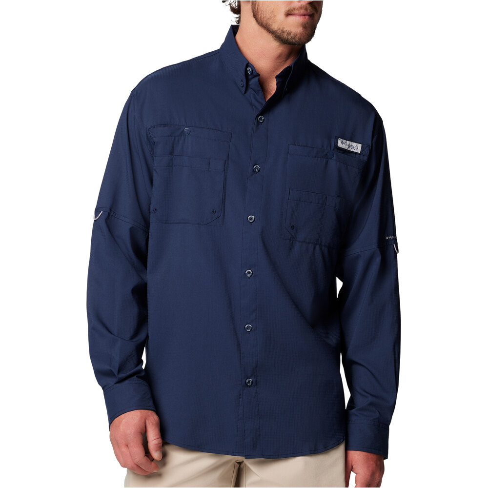 Columbia camisa montaña manga larga hombre Tamiami II LS Shirt vista frontal
