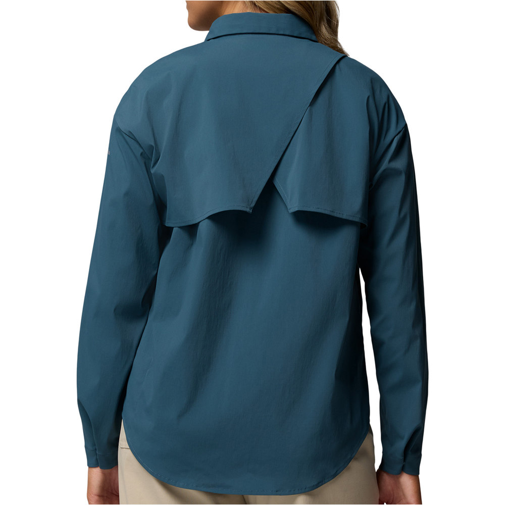 Columbia camisa montaña manga larga mujer Chill Creek LS Shirt vista trasera