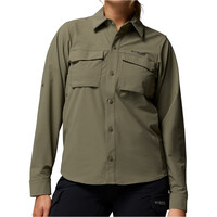 Columbia camisa montaña manga larga mujer Silver Ridge Elite EU Woven LS vista frontal