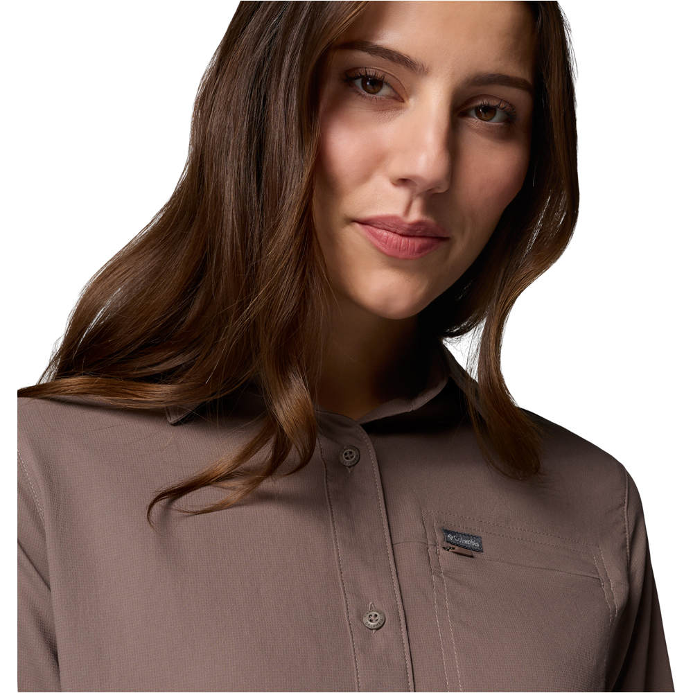 Columbia camisa montaña manga larga mujer Silver Ridge Utility II LS Shirt 05