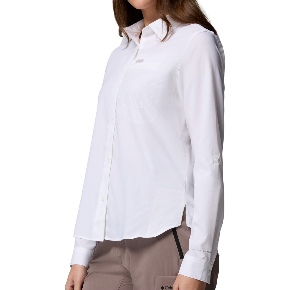 Columbia camisa montaña manga larga mujer Silver Ridge Utility II LS Shirt vista detalle