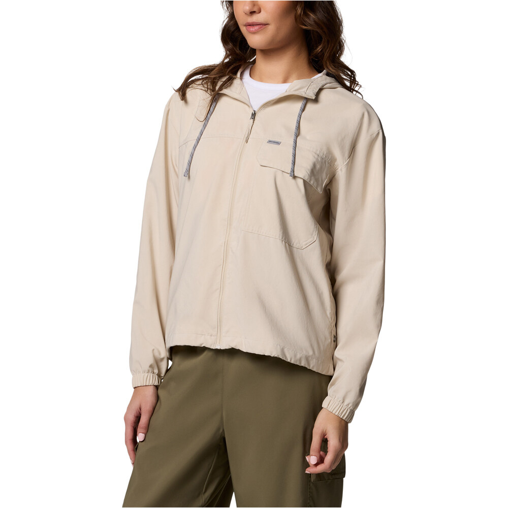 Columbia camisa montaña manga larga mujer Skien Valley Hooded LS Shirt vista detalle