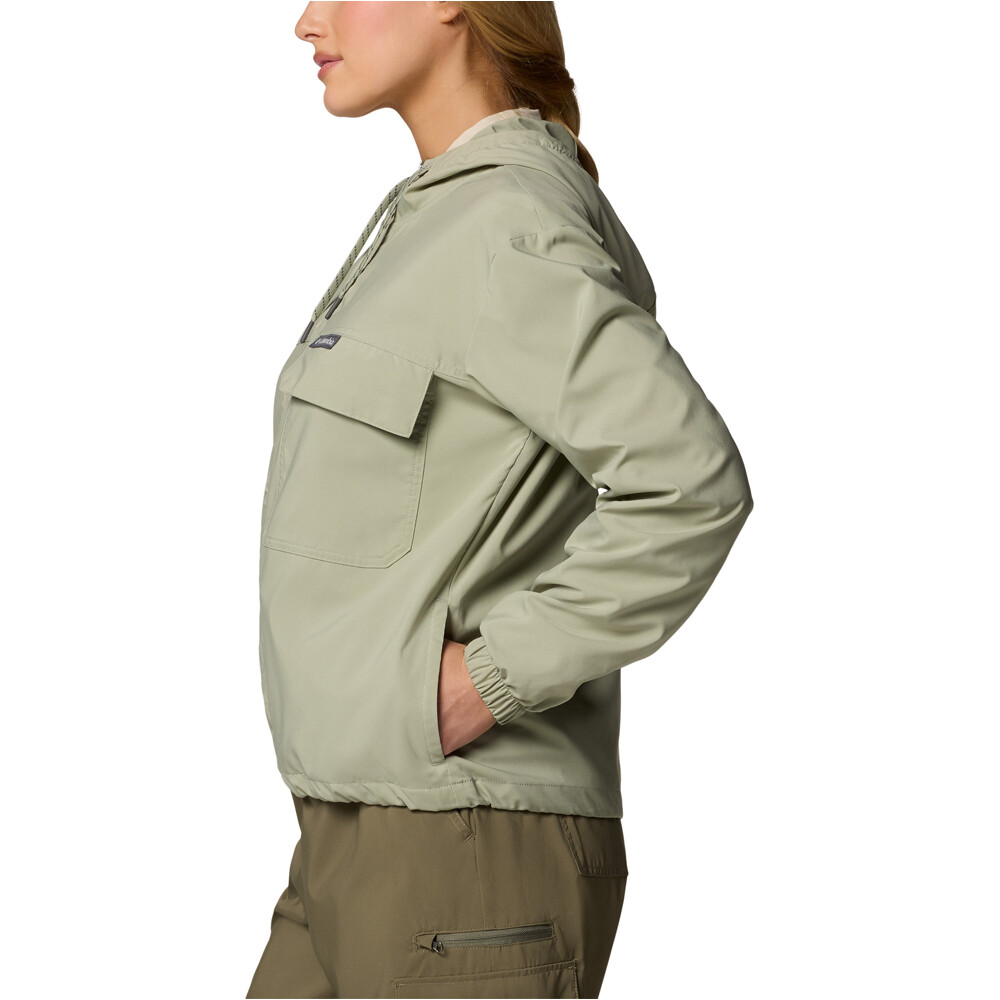 Columbia camisa montaña manga larga mujer Skien Valley Hooded LS Shirt vista detalle