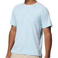 Columbia camiseta montaña manga corta hombre Alpine Chill Pro SS Crew vista detalle